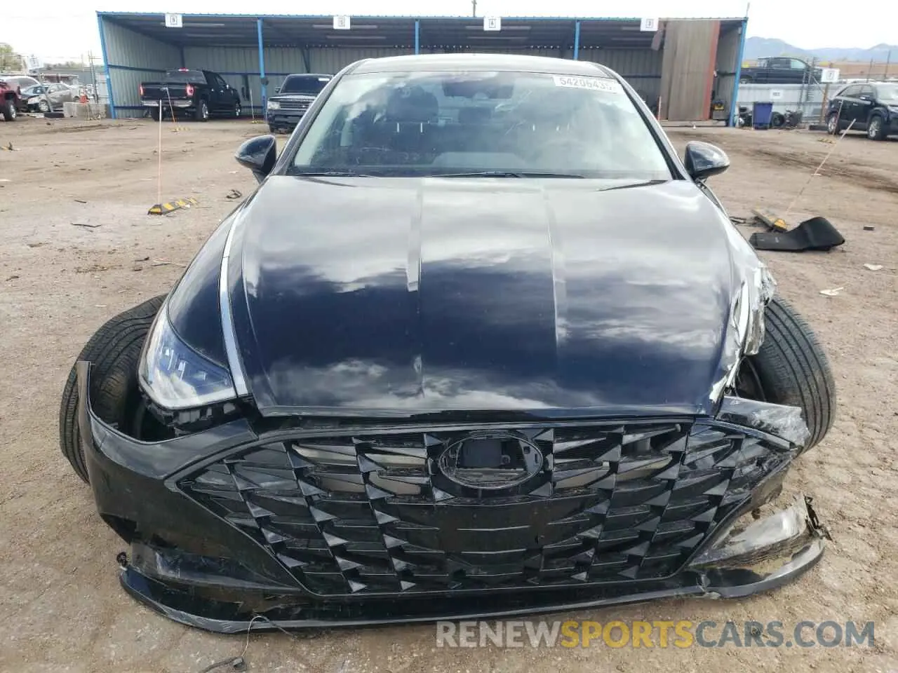5 fotografías del automóvil dañado KMHL64JA6NA218807 HYUNDAI SONATA 2022