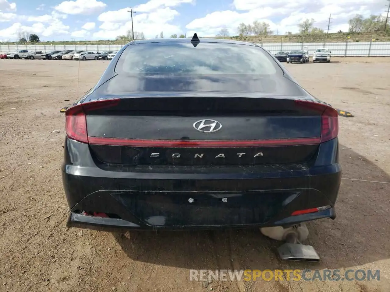 6 fotografías del automóvil dañado KMHL64JA6NA218807 HYUNDAI SONATA 2022