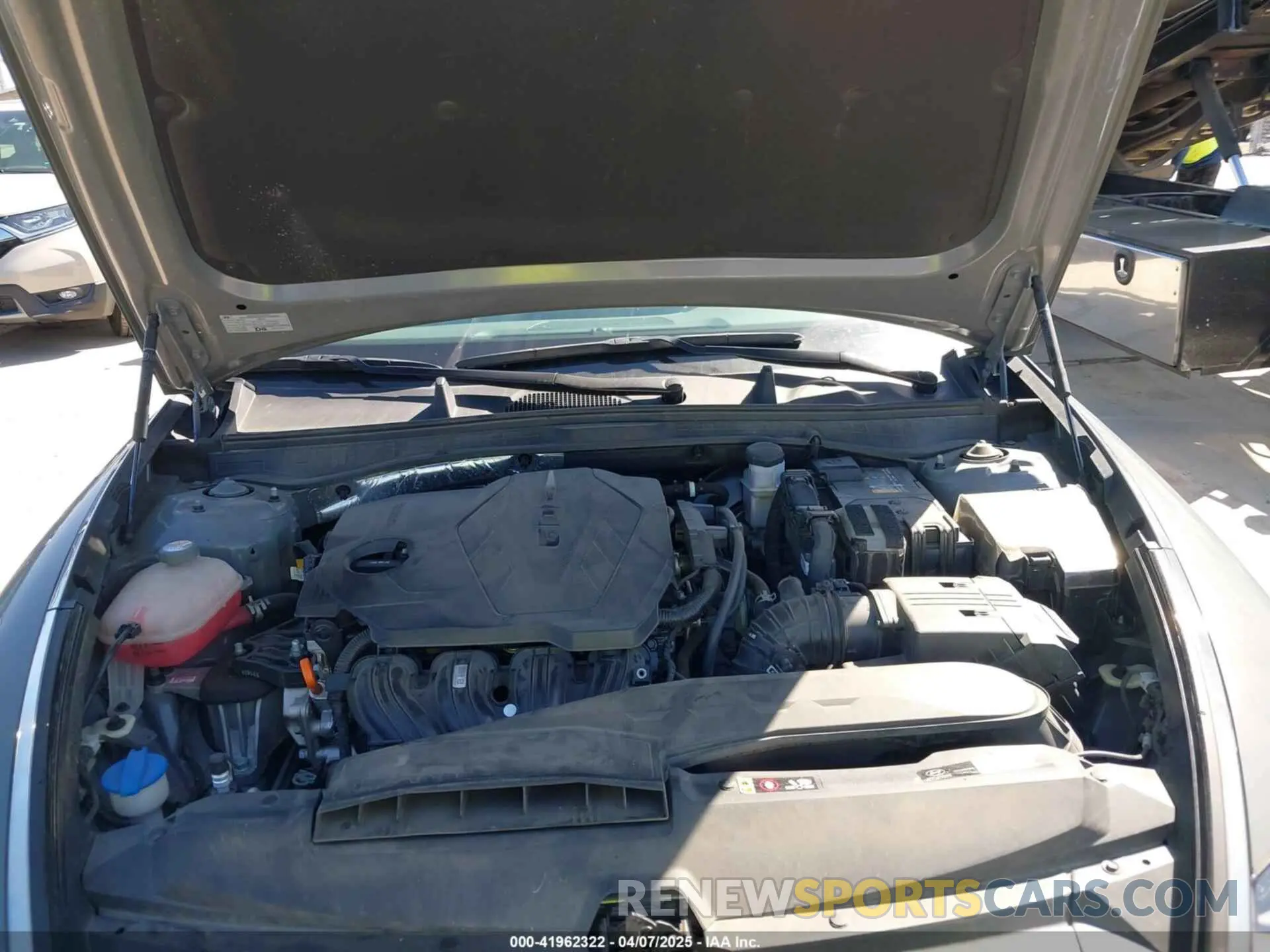10 fotografías del automóvil dañado KMHL64JA7NA243232 HYUNDAI SONATA 2022