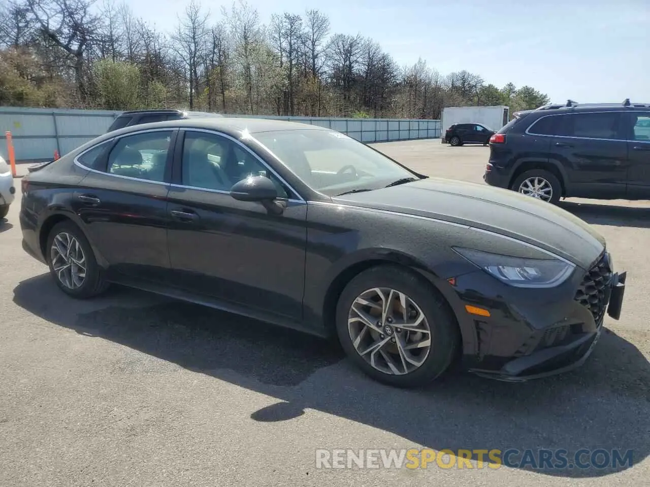 4 fotografías del automóvil dañado KMHL64JA8NA177872 HYUNDAI SONATA 2022