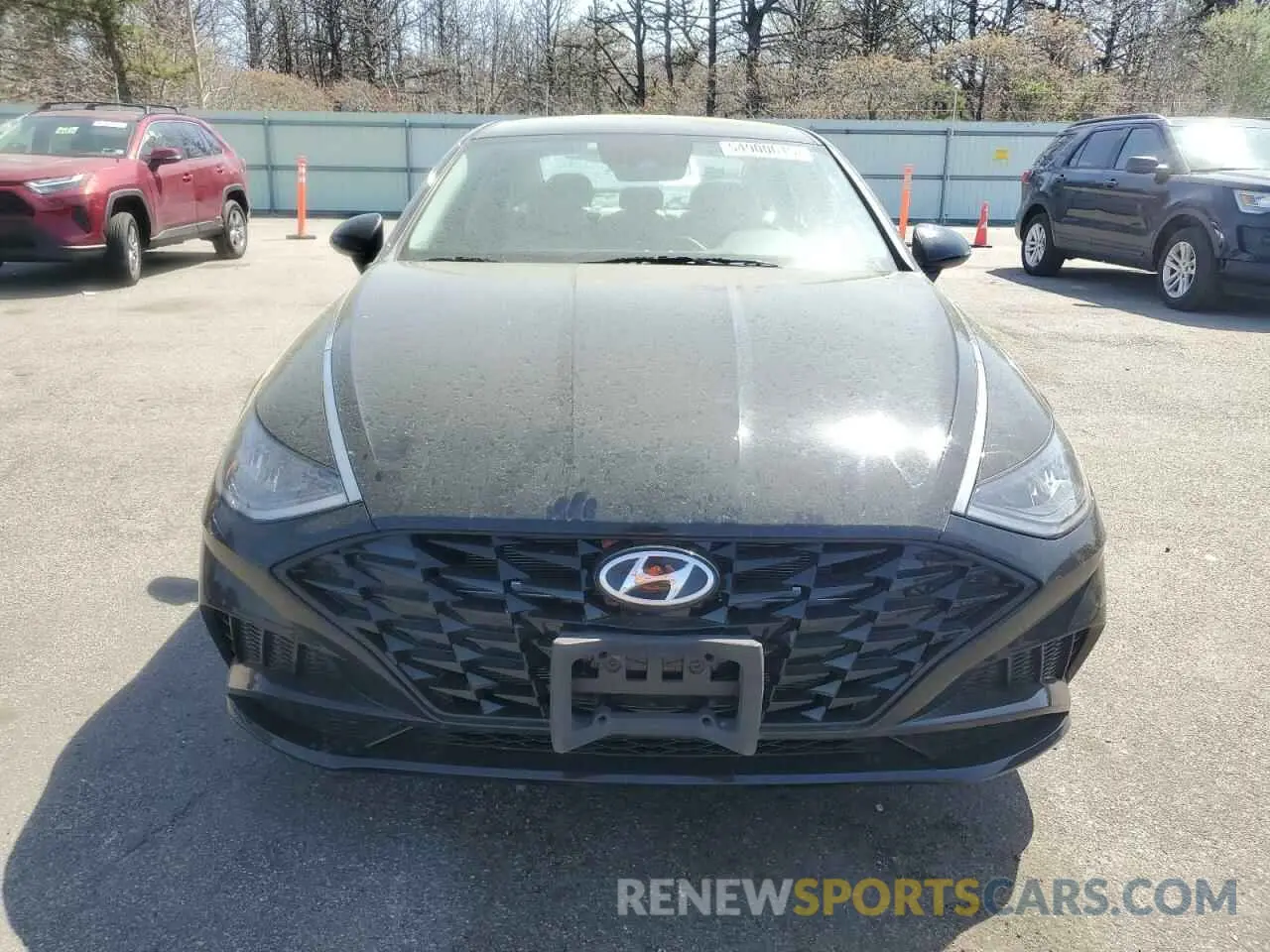 5 fotografías del automóvil dañado KMHL64JA8NA177872 HYUNDAI SONATA 2022