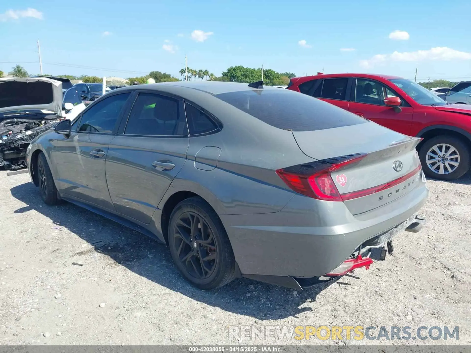 3 fotografías del automóvil dañado KMHL64JAXNA229809 HYUNDAI SONATA 2022