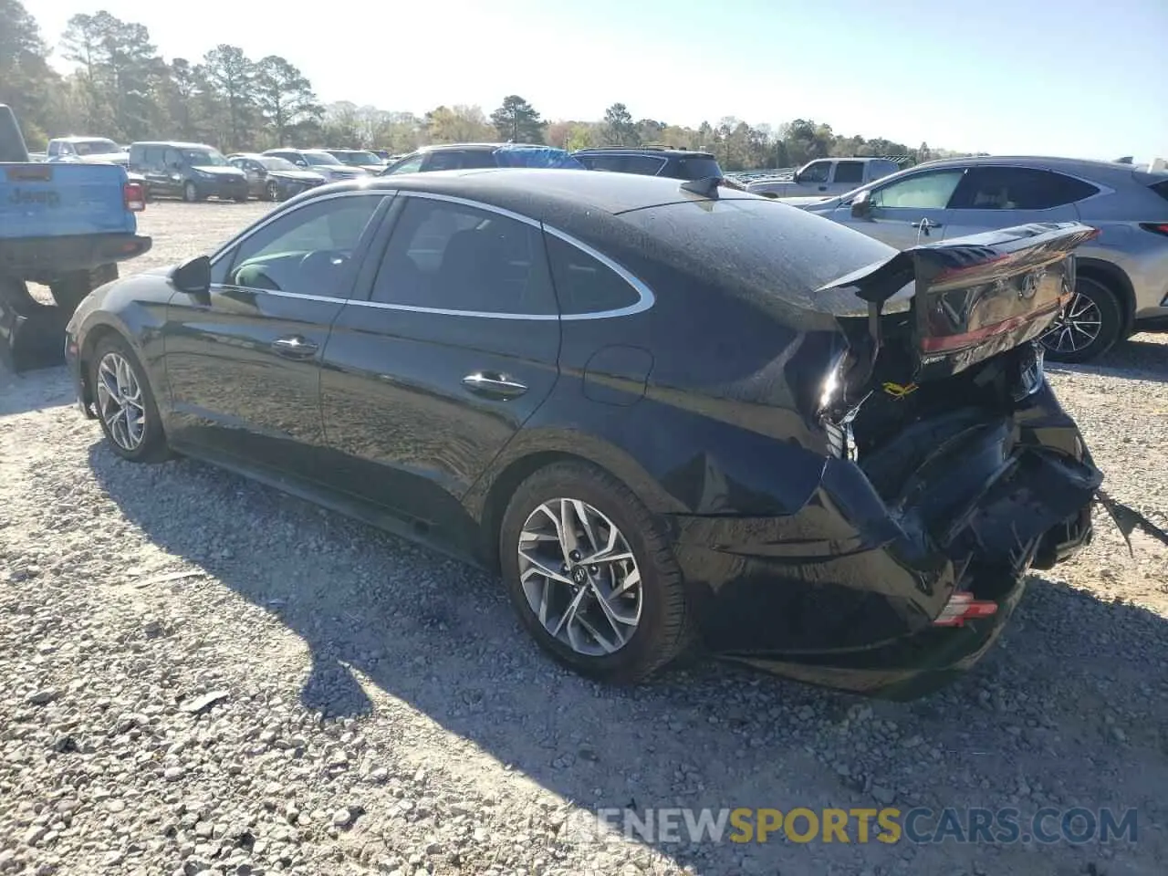 2 fotografías del automóvil dañado KMHL14JA0PA249116 HYUNDAI SONATA 2023