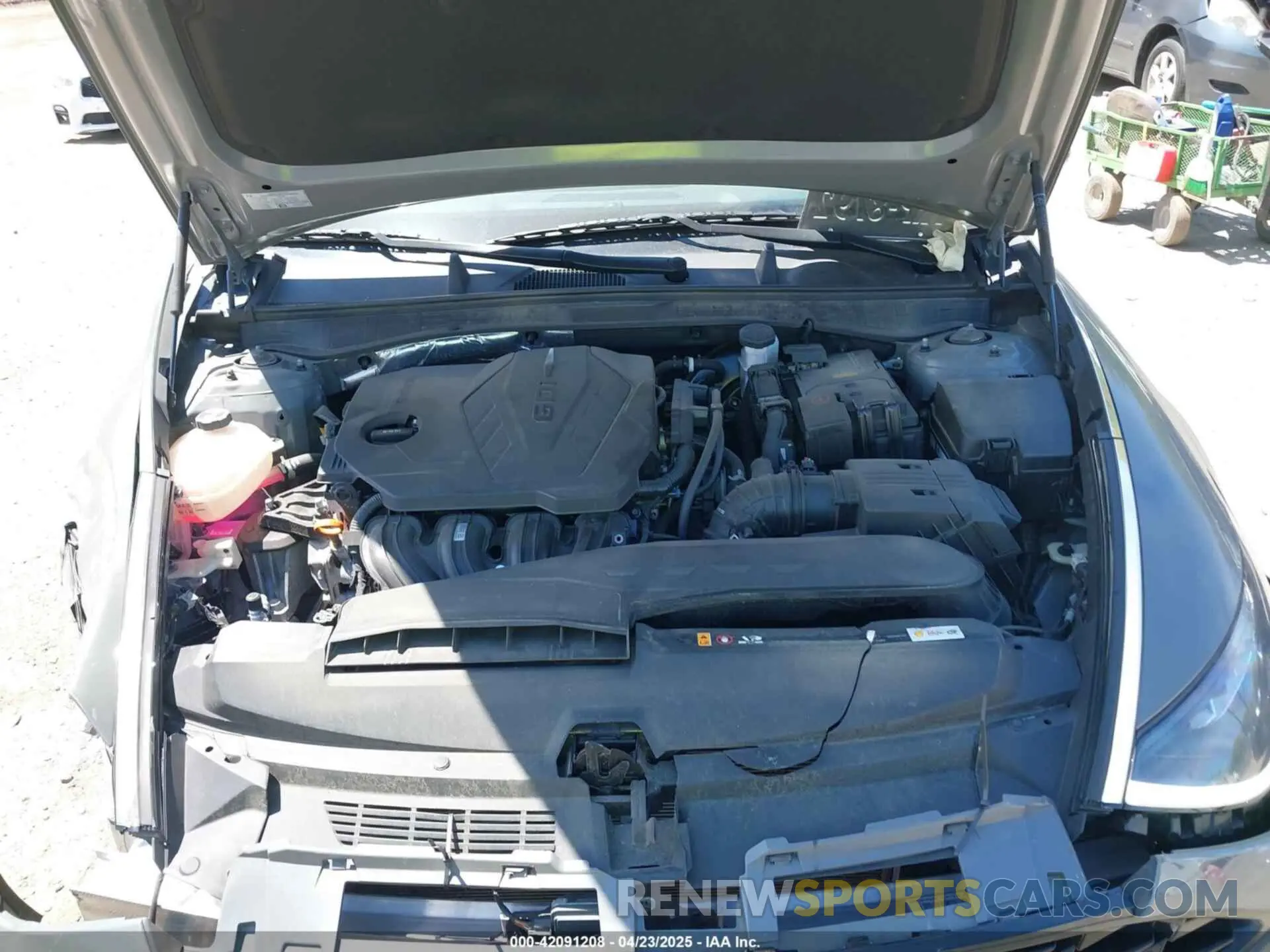 10 fotografías del automóvil dañado KMHL14JA1PA250291 HYUNDAI SONATA 2023