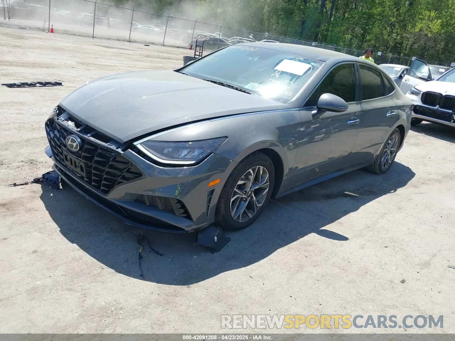 2 fotografías del automóvil dañado KMHL14JA1PA250291 HYUNDAI SONATA 2023