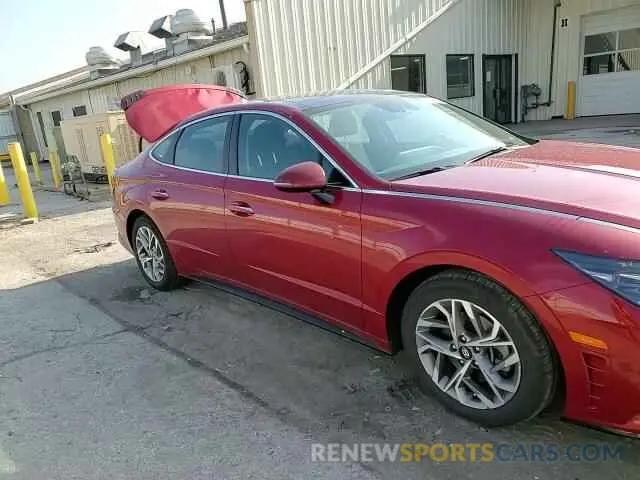 11 fotografías del automóvil dañado KMHL14JA2PA328657 HYUNDAI SONATA 2023