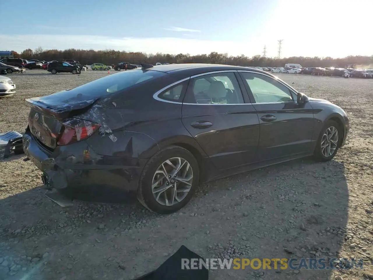 3 fotografías del automóvil dañado KMHL14JA2PA346723 HYUNDAI SONATA 2023