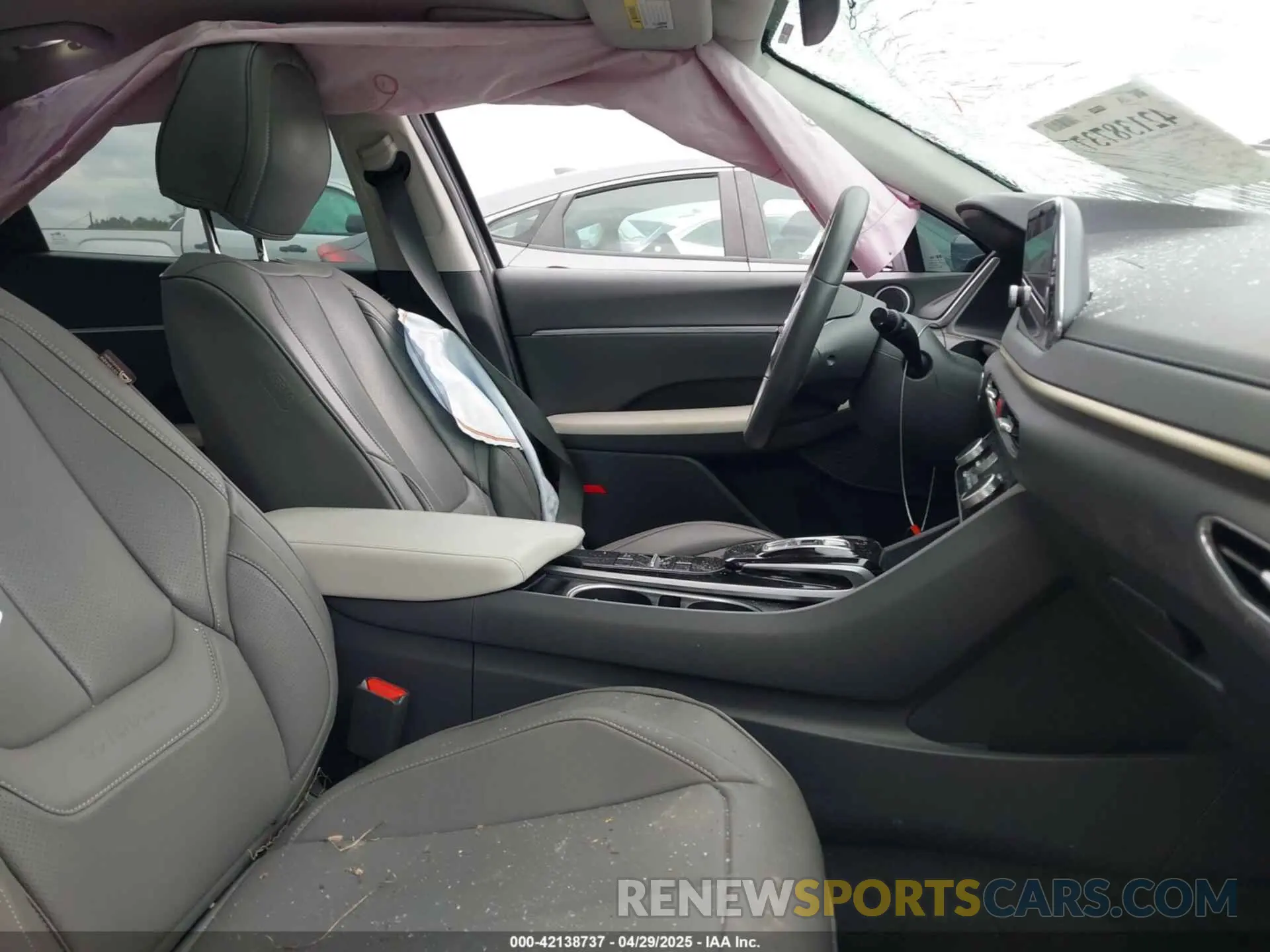 5 fotografías del automóvil dañado KMHL14JA4PA269658 HYUNDAI SONATA 2023