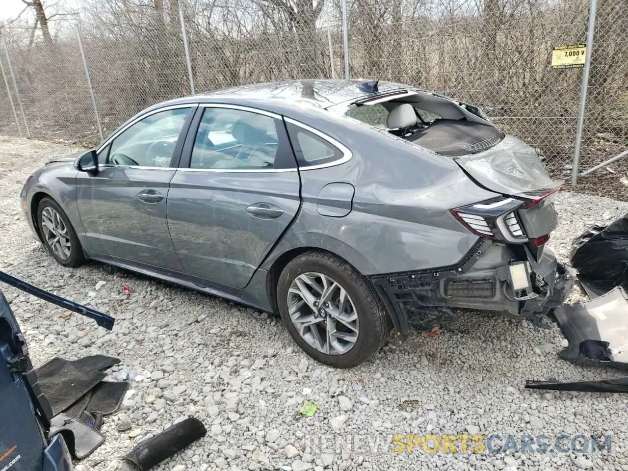2 fotografías del automóvil dañado KMHL14JA4PA302531 HYUNDAI SONATA 2023