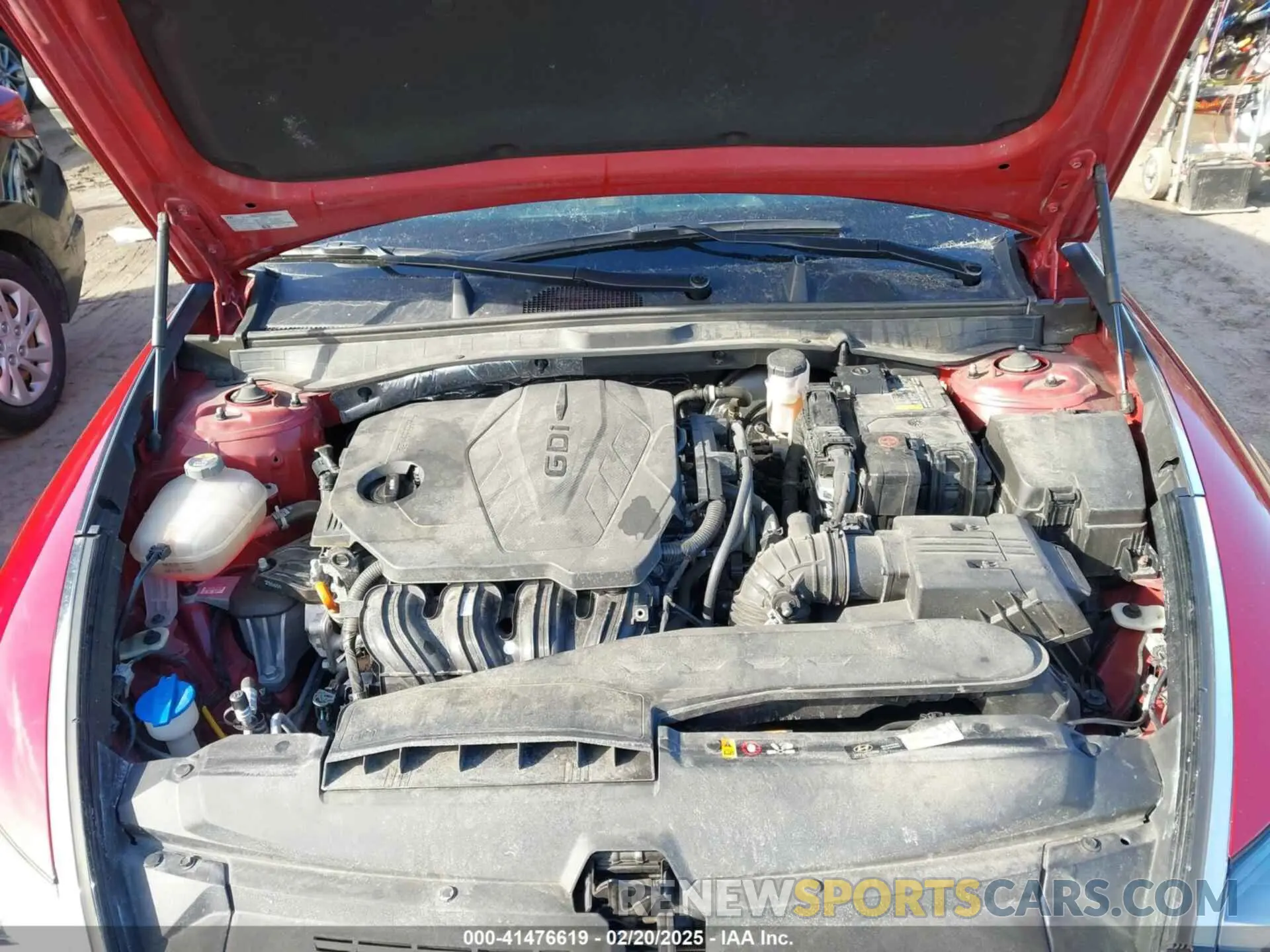10 fotografías del automóvil dañado KMHL14JA4PA326571 HYUNDAI SONATA 2023