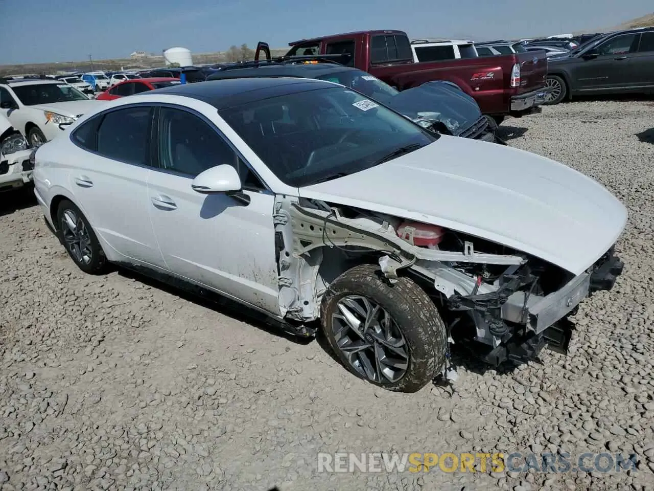 4 fotografías del automóvil dañado KMHL14JA6PA283349 HYUNDAI SONATA 2023
