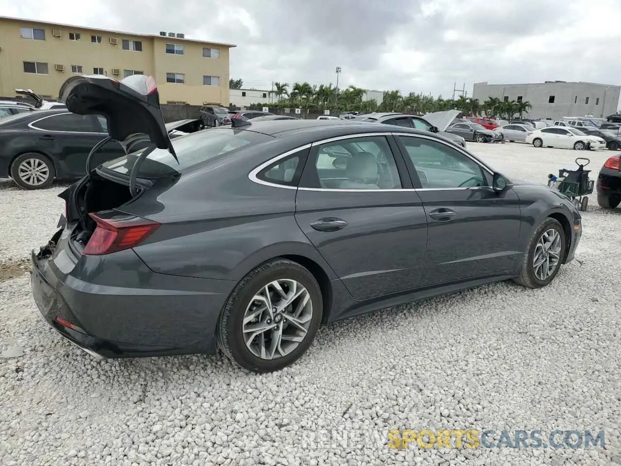 3 fotografías del automóvil dañado KMHL14JA7PA253941 HYUNDAI SONATA 2023
