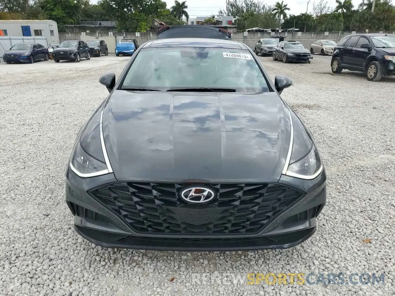 5 fotografías del automóvil dañado KMHL14JA7PA253941 HYUNDAI SONATA 2023