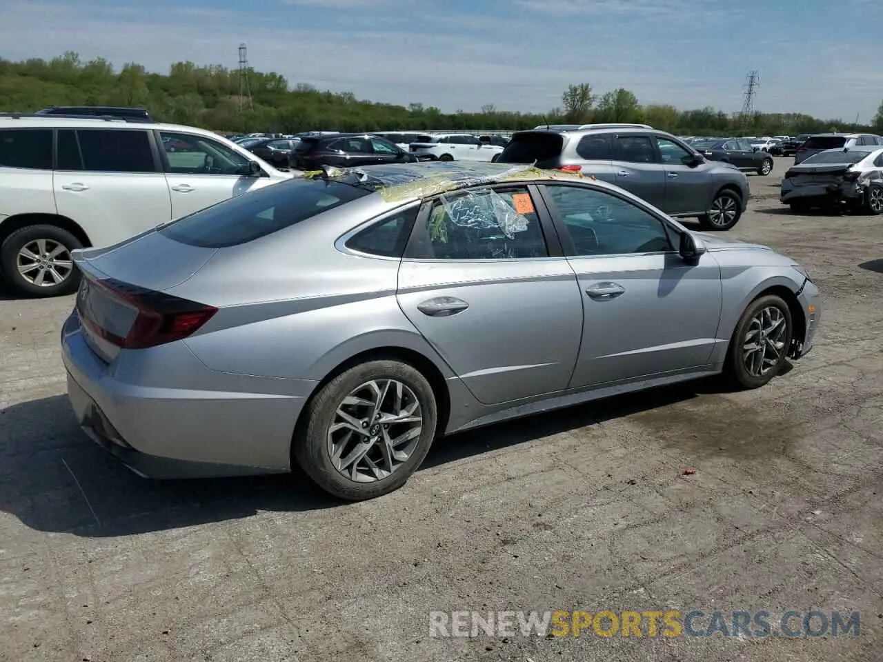 3 fotografías del automóvil dañado KMHL14JA8PA301107 HYUNDAI SONATA 2023