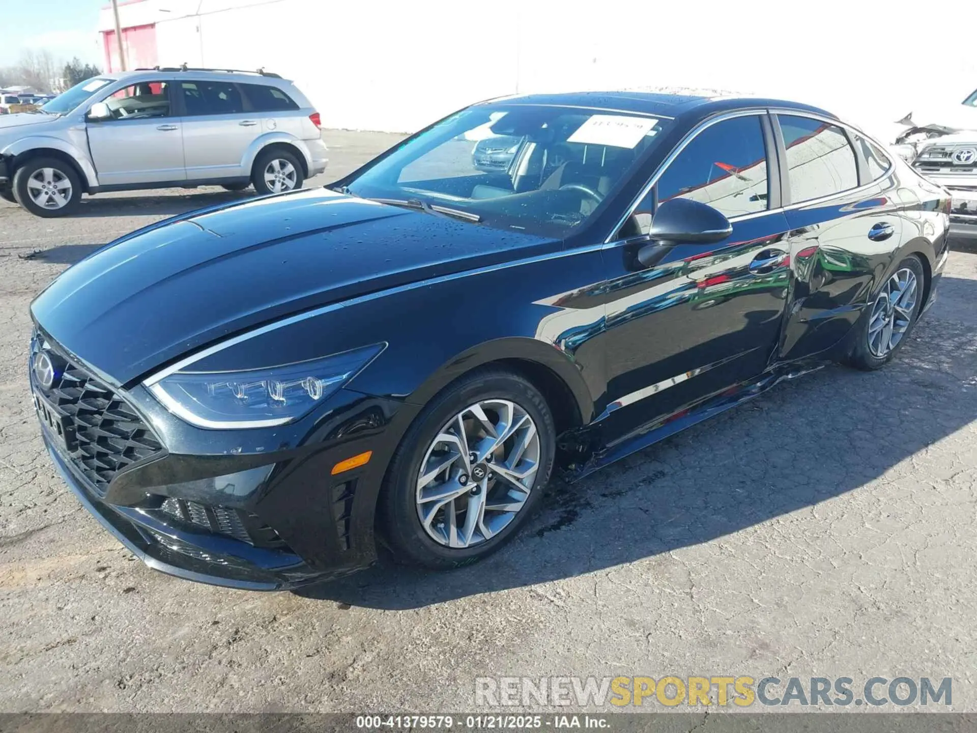 2 fotografías del automóvil dañado KMHL14JAXPA302520 HYUNDAI SONATA 2023