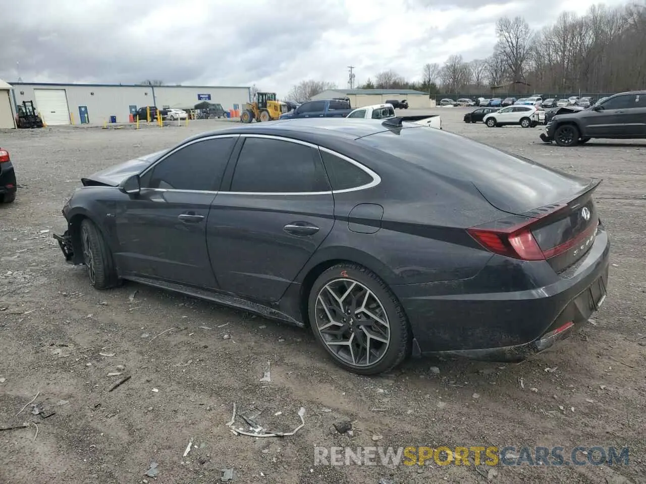 2 fotografías del automóvil dañado KMHL14JC1PA341322 HYUNDAI SONATA 2023