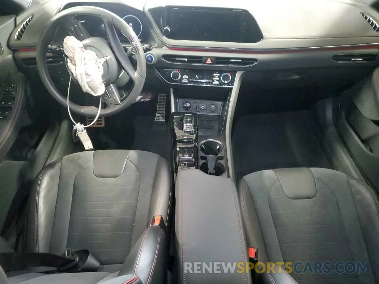 8 fotografías del automóvil dañado KMHL14JC1PA341322 HYUNDAI SONATA 2023