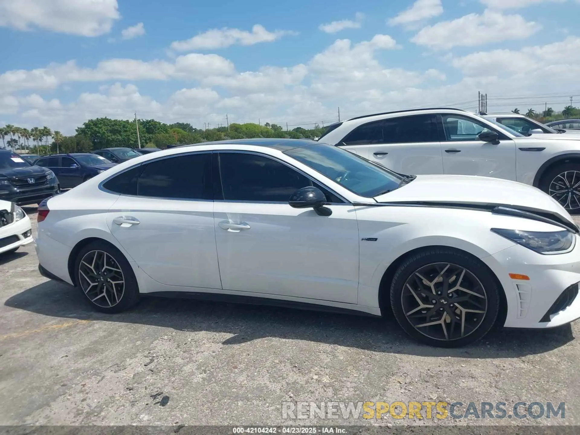 13 fotografías del automóvil dañado KMHL14JC8PA306230 HYUNDAI SONATA 2023