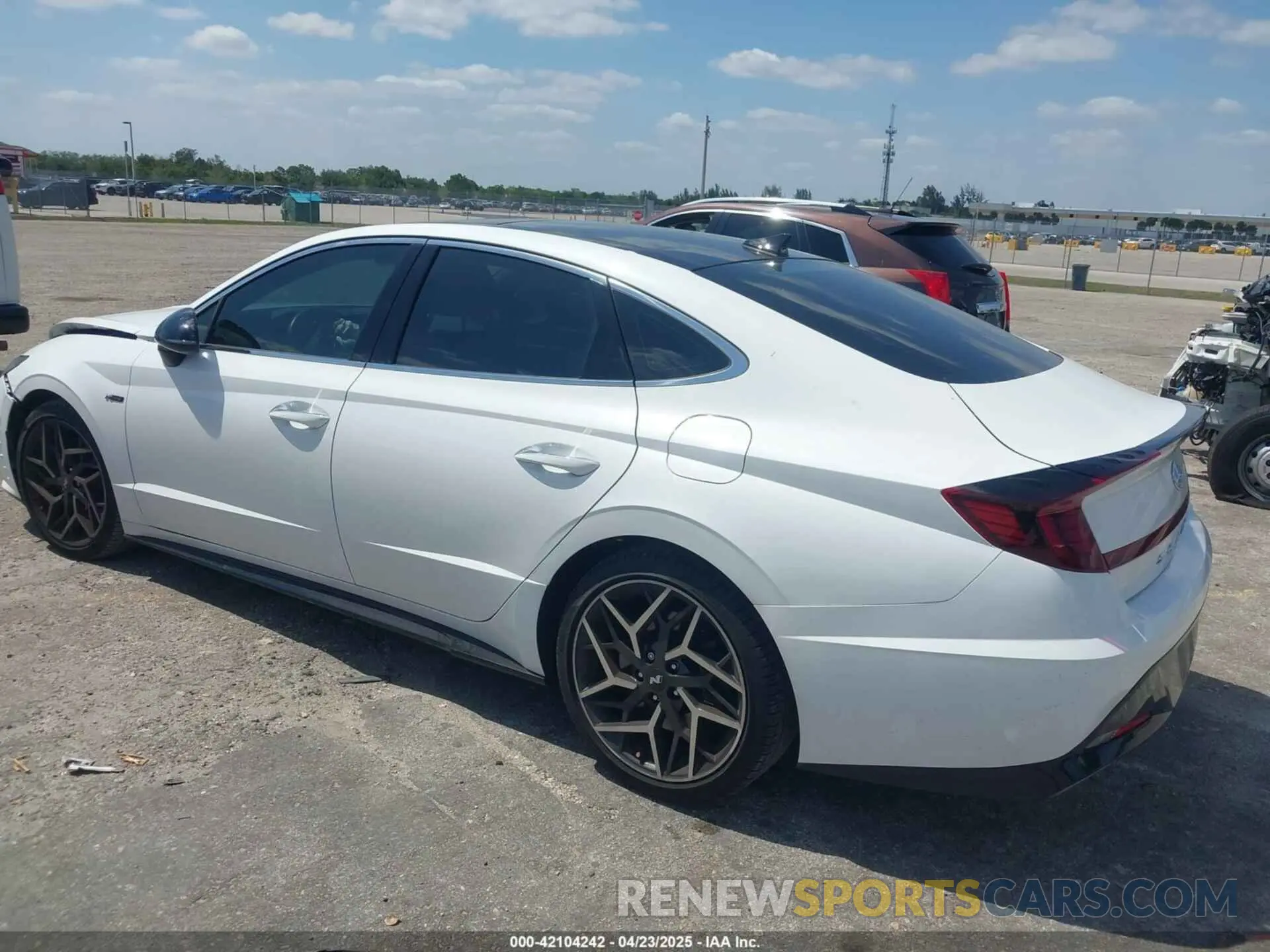 3 fotografías del automóvil dañado KMHL14JC8PA306230 HYUNDAI SONATA 2023