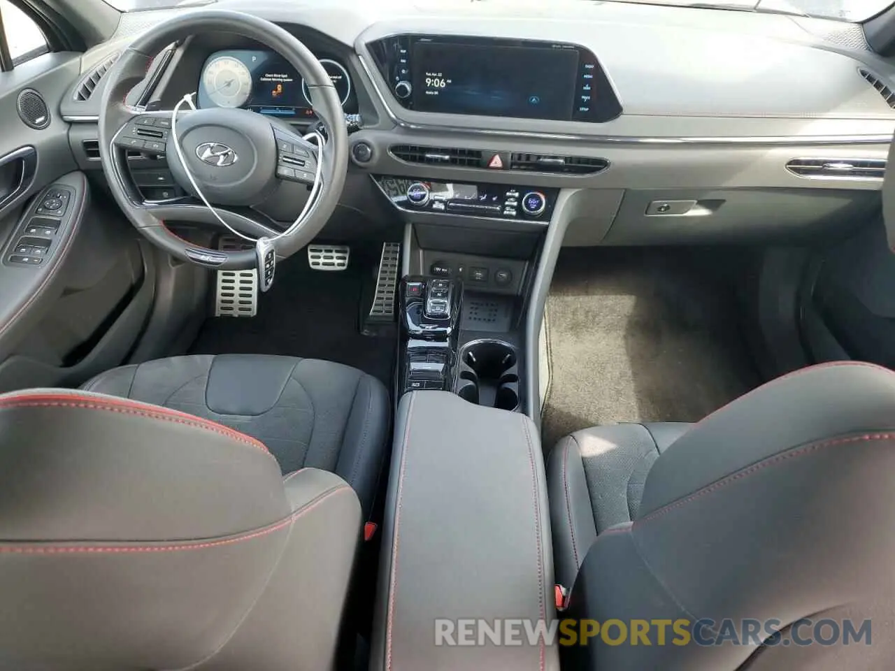 8 fotografías del automóvil dañado KMHL14JC9PA331556 HYUNDAI SONATA 2023