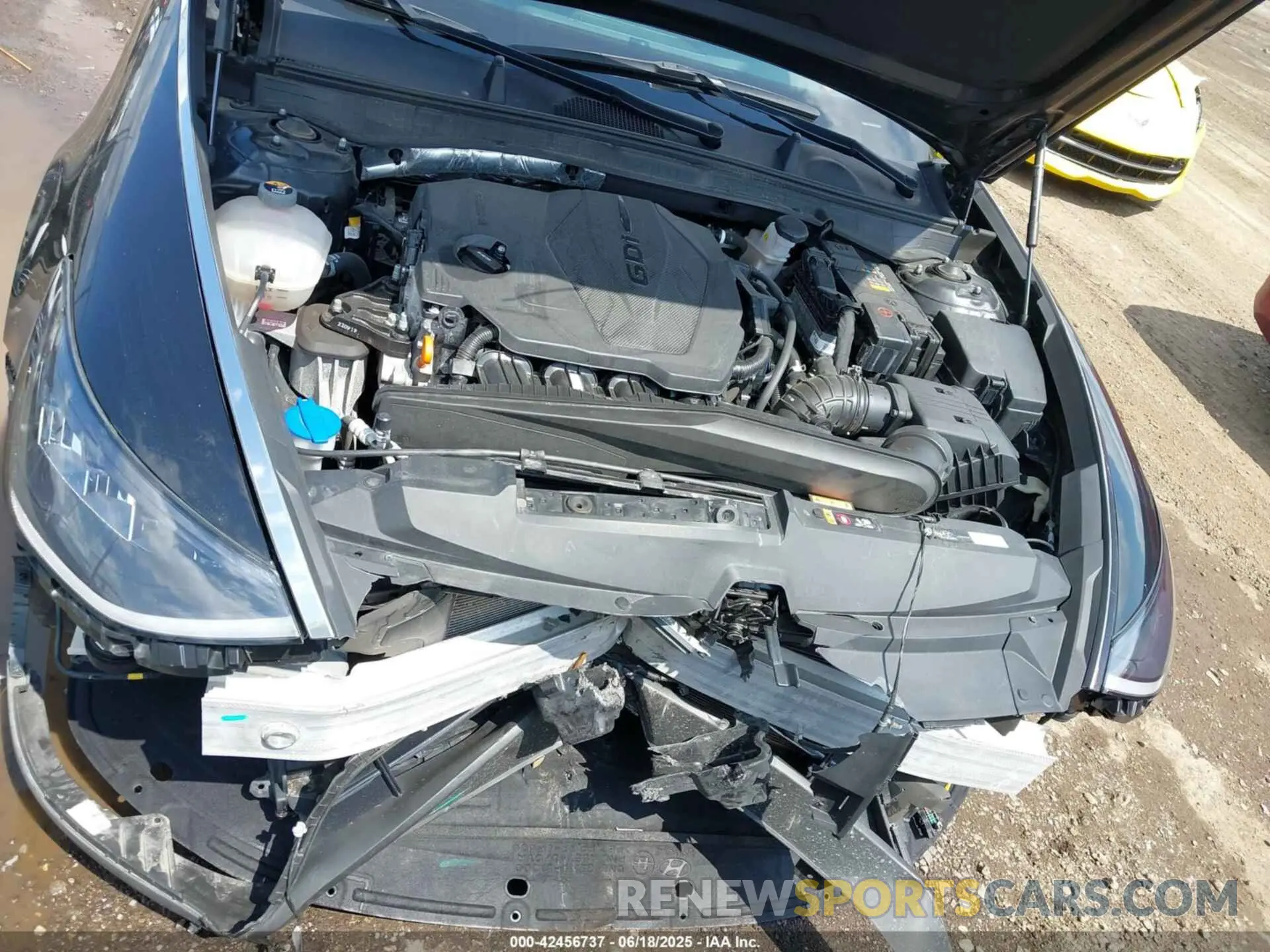 10 fotografías del automóvil dañado KMHL24JA0PA276104 HYUNDAI SONATA 2023