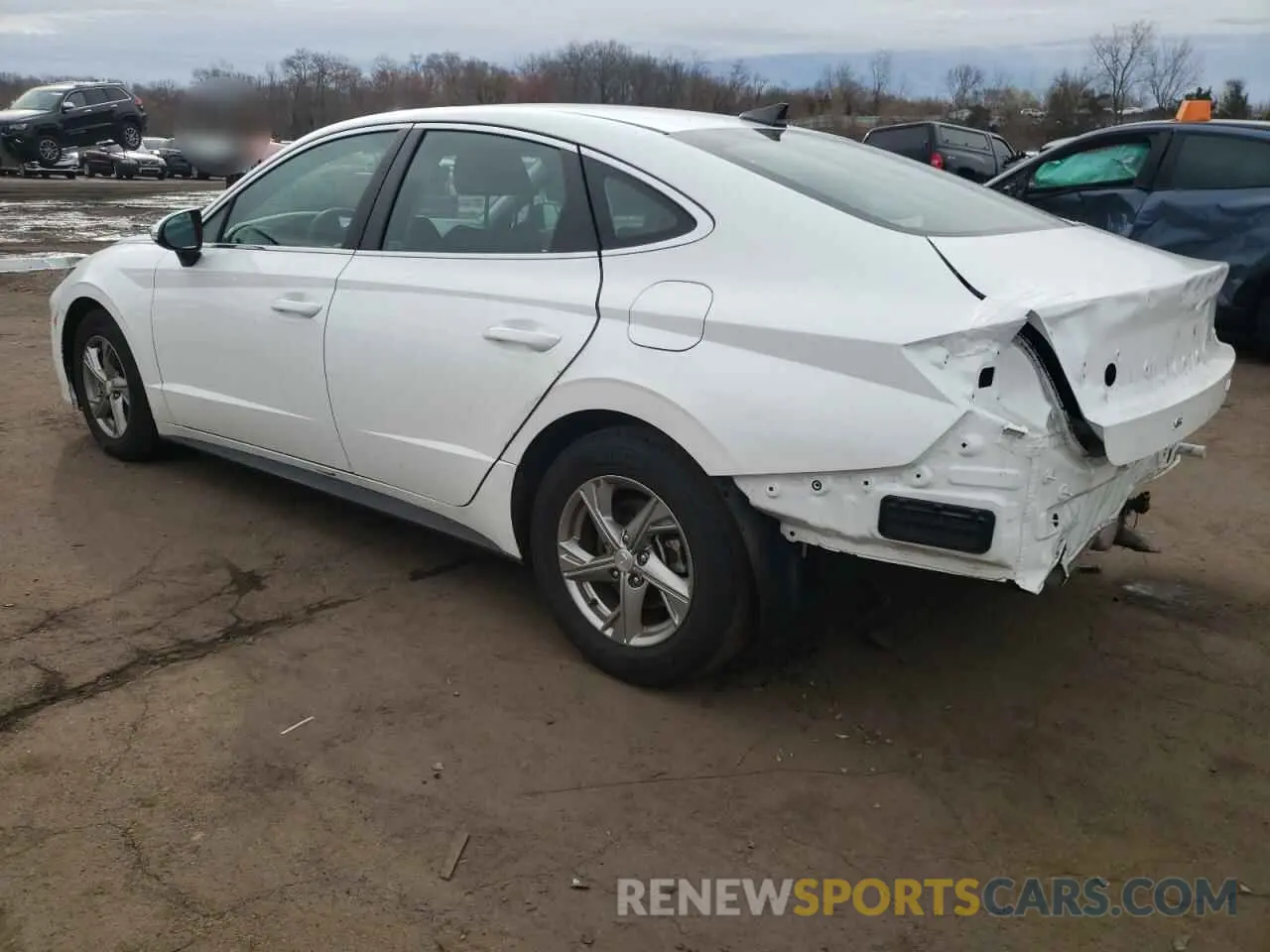 2 fotografías del automóvil dañado KMHL24JA1PA325312 HYUNDAI SONATA 2023