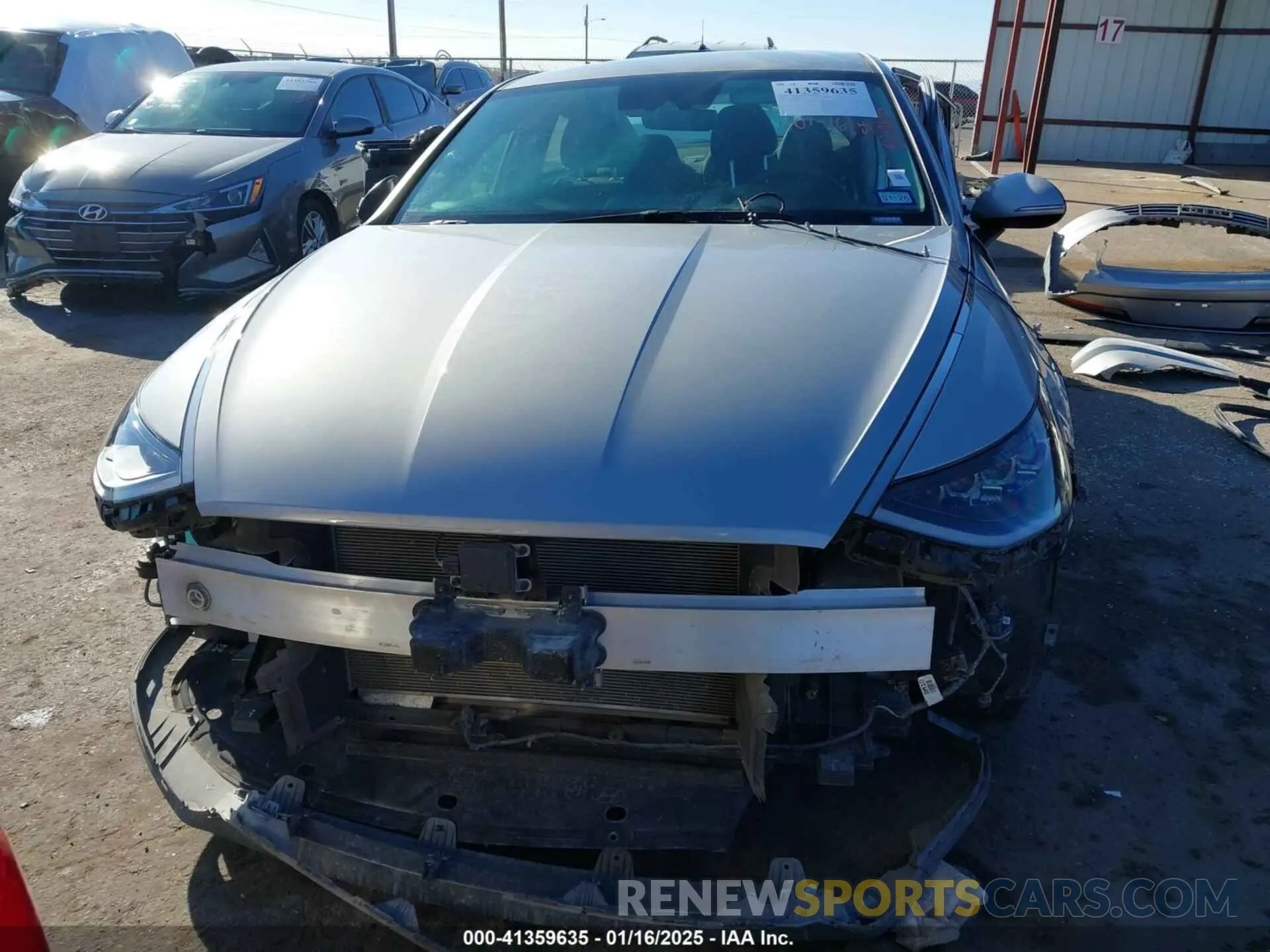 12 fotografías del automóvil dañado KMHL24JA1PA344667 HYUNDAI SONATA 2023
