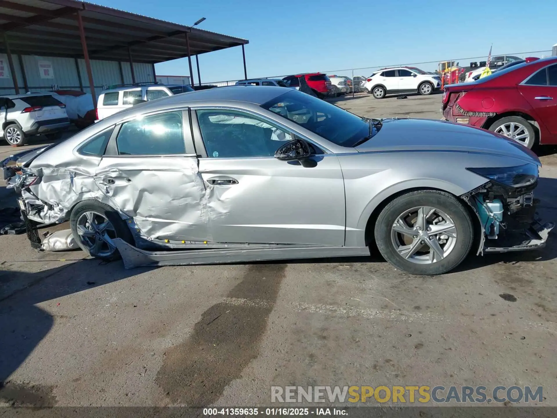 13 fotografías del automóvil dañado KMHL24JA1PA344667 HYUNDAI SONATA 2023