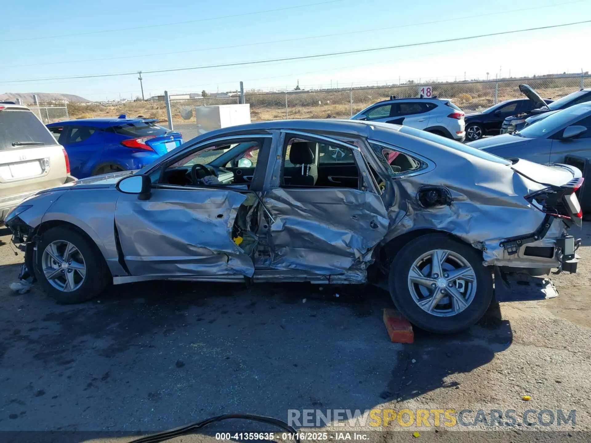14 fotografías del automóvil dañado KMHL24JA1PA344667 HYUNDAI SONATA 2023