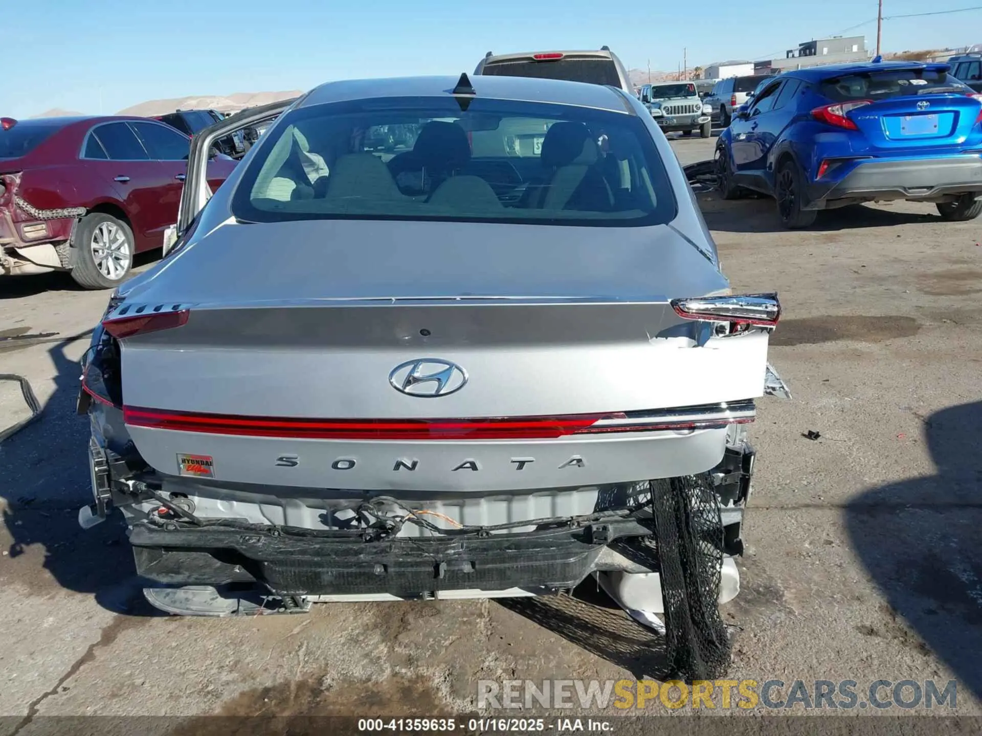 16 fotografías del automóvil dañado KMHL24JA1PA344667 HYUNDAI SONATA 2023