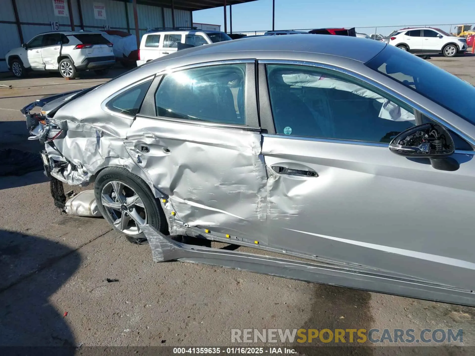 18 fotografías del automóvil dañado KMHL24JA1PA344667 HYUNDAI SONATA 2023
