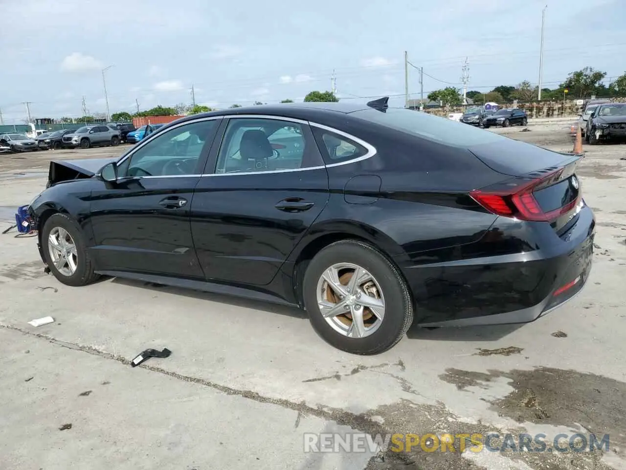 2 fotografías del automóvil dañado KMHL24JA3PA325411 HYUNDAI SONATA 2023