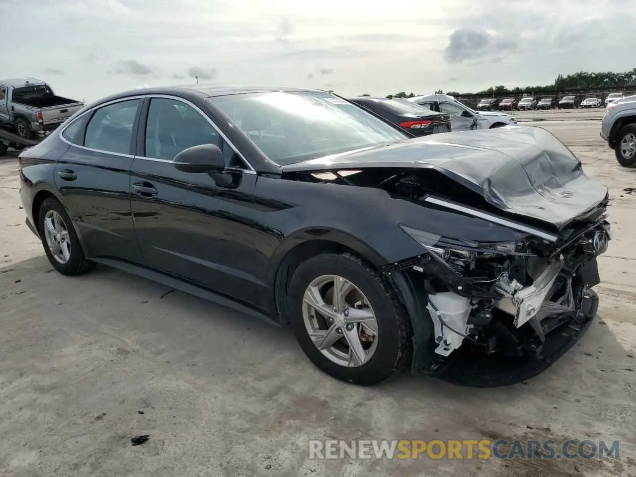 4 fotografías del automóvil dañado KMHL24JA3PA325411 HYUNDAI SONATA 2023