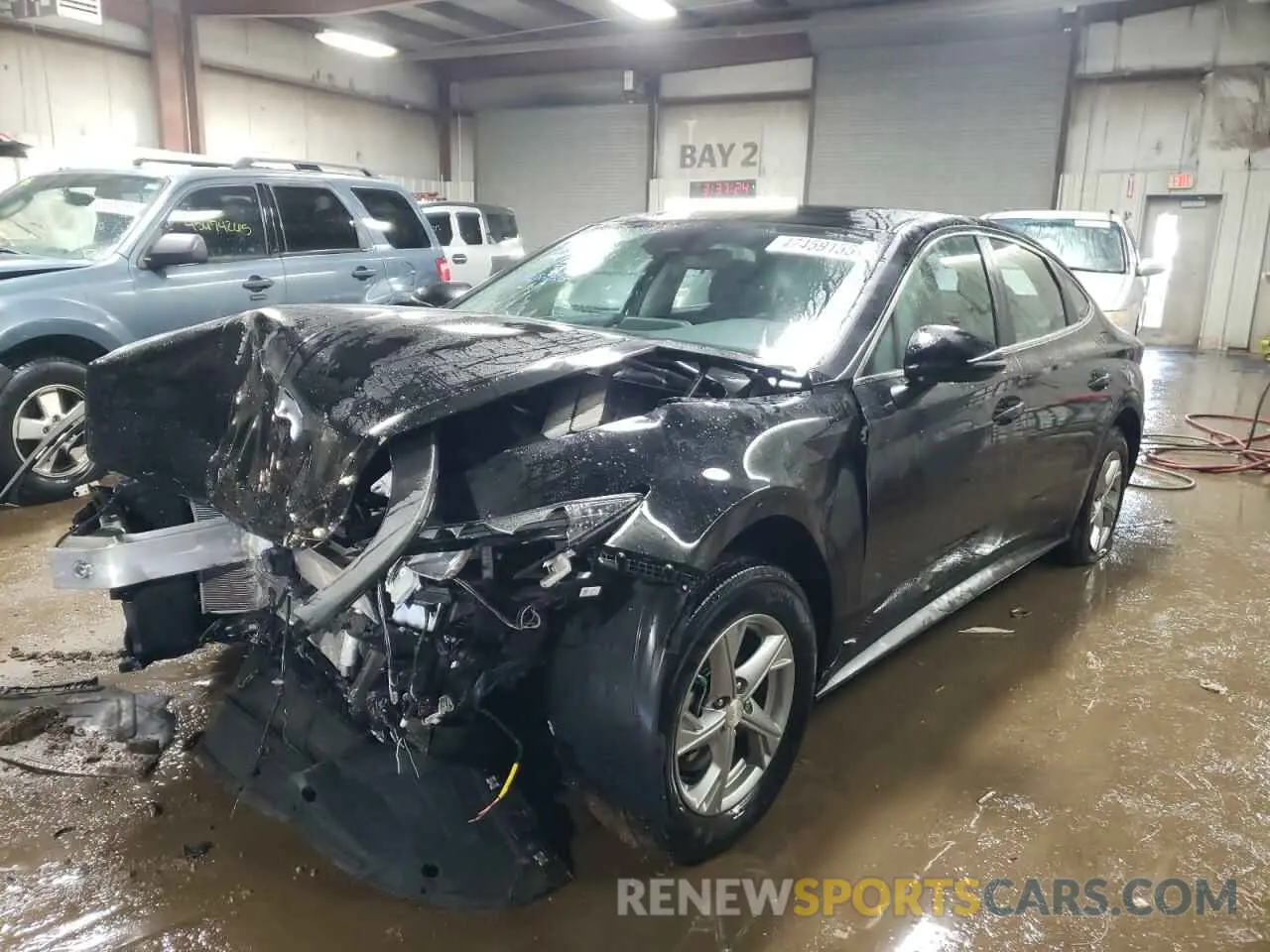 1 fotografías del automóvil dañado KMHL24JA6PA255936 HYUNDAI SONATA 2023