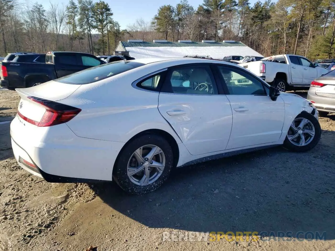 3 fotografías del automóvil dañado KMHL24JA8PA247644 HYUNDAI SONATA 2023