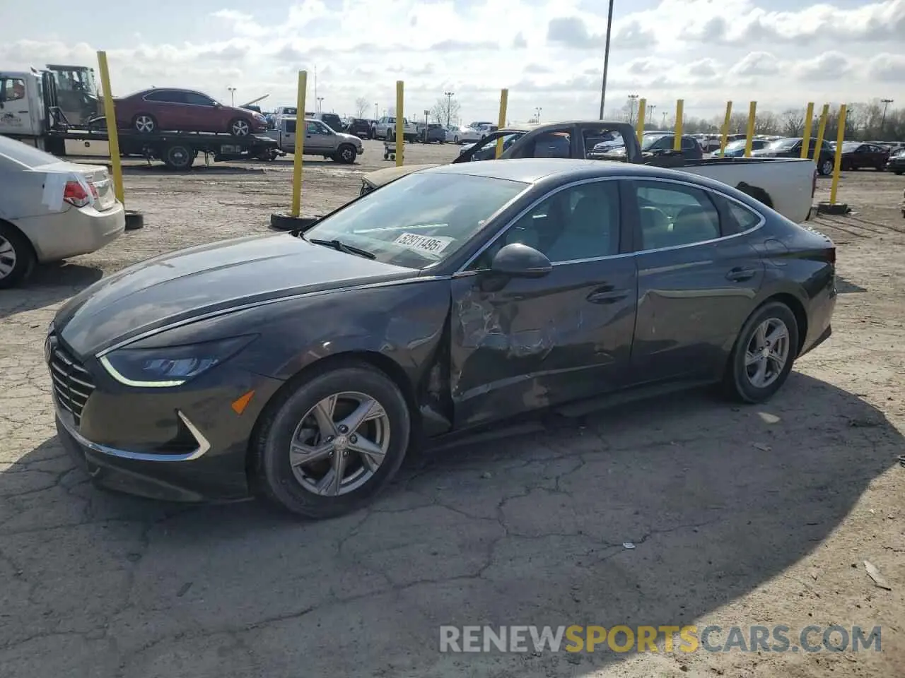 1 fotografías del automóvil dañado KMHL24JA8PA255582 HYUNDAI SONATA 2023