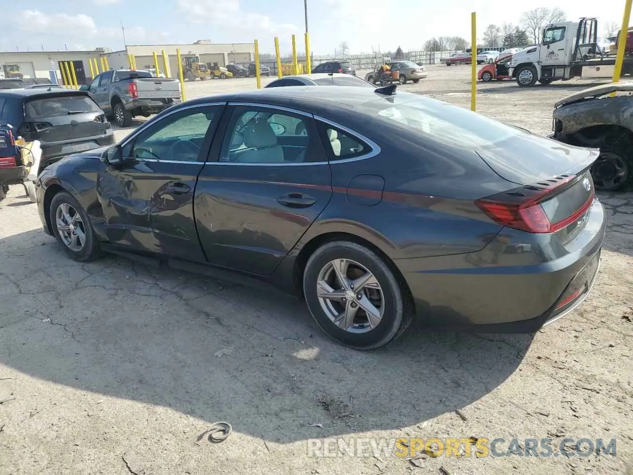 2 fotografías del automóvil dañado KMHL24JA8PA255582 HYUNDAI SONATA 2023
