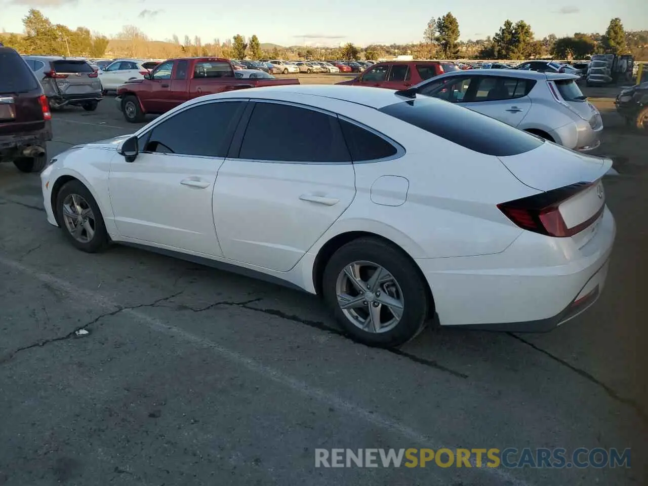 2 fotografías del automóvil dañado KMHL24JA8PA315134 HYUNDAI SONATA 2023