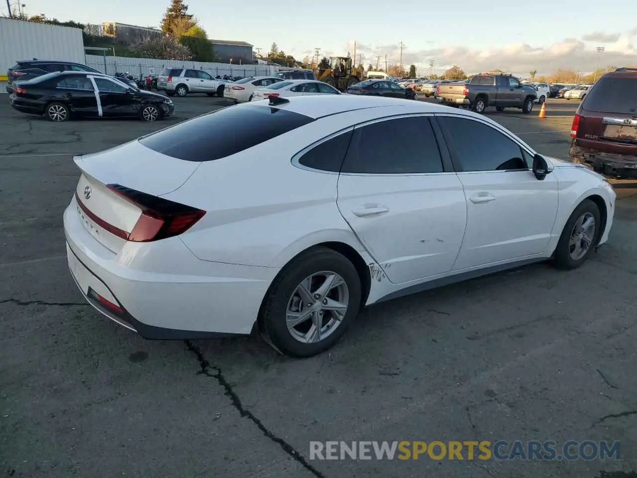 3 fotografías del automóvil dañado KMHL24JA8PA315134 HYUNDAI SONATA 2023