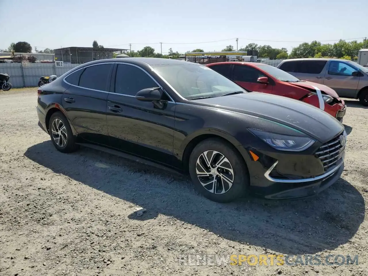 4 fotografías del automóvil dañado KMHL24JJ3PA054236 HYUNDAI SONATA 2023