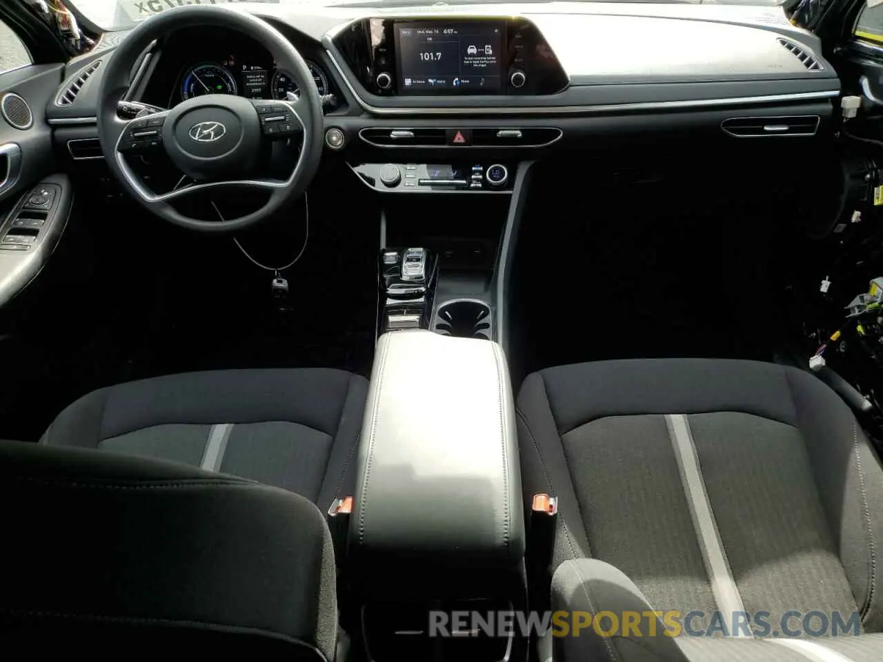 9 fotografías del automóvil dañado KMHL24JJ4PA075175 HYUNDAI SONATA 2023