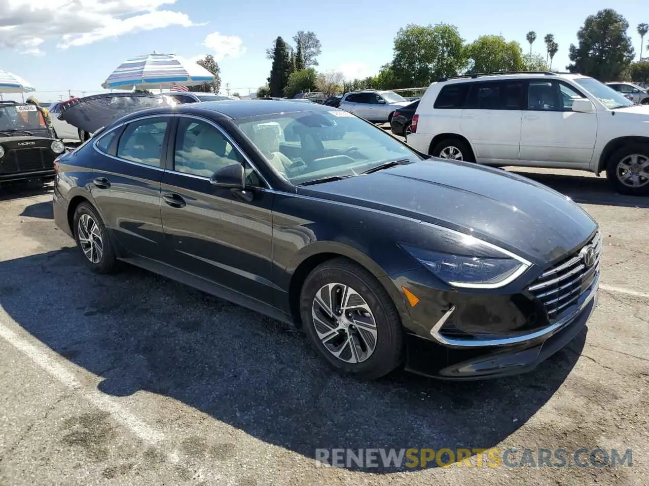 4 fotografías del automóvil dañado KMHL24JJ6PA081656 HYUNDAI SONATA 2023