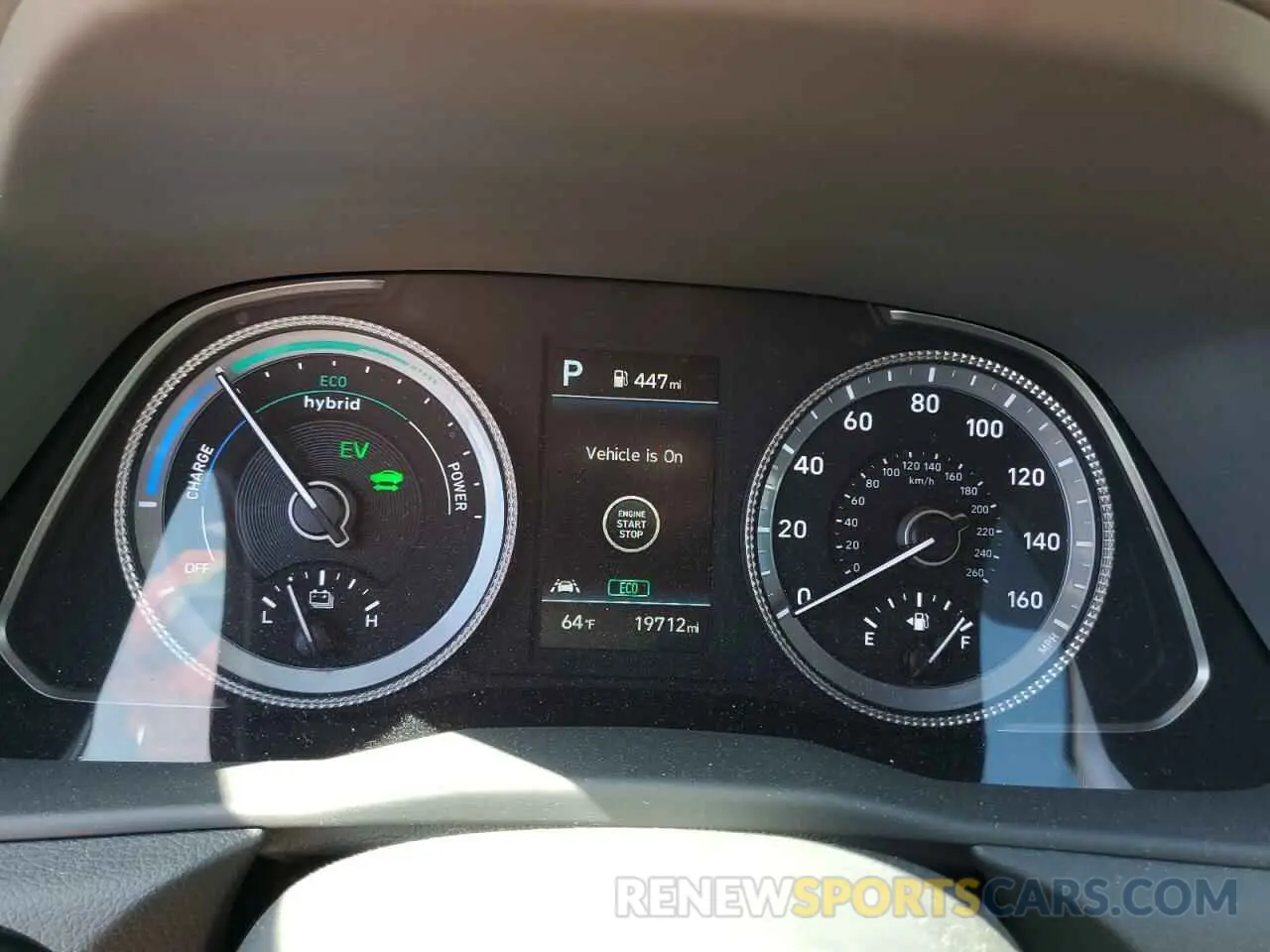 9 fotografías del automóvil dañado KMHL24JJ6PA081656 HYUNDAI SONATA 2023