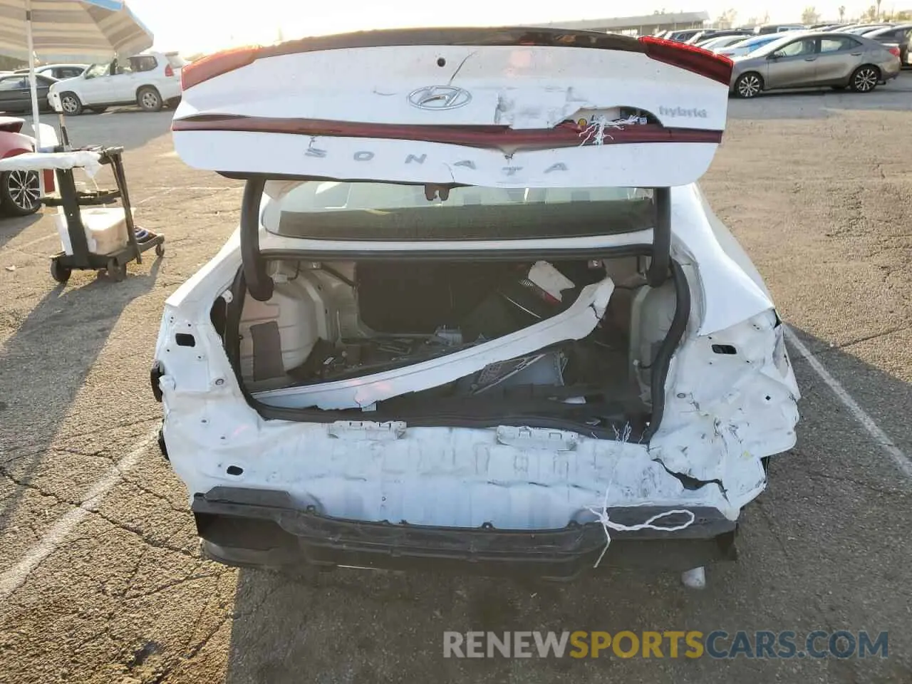 6 fotografías del automóvil dañado KMHL24JJ7PA081813 HYUNDAI SONATA 2023