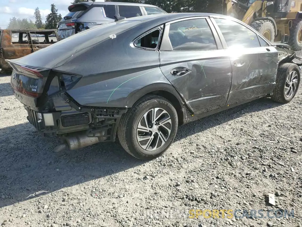 3 fotografías del automóvil dañado KMHL24JJXPA071812 HYUNDAI SONATA 2023