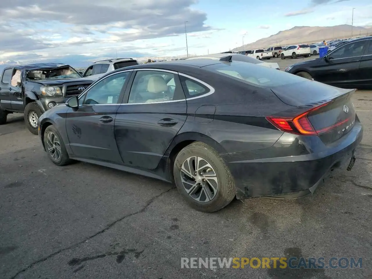 2 fotografías del automóvil dañado KMHL24JJXPA075374 HYUNDAI SONATA 2023