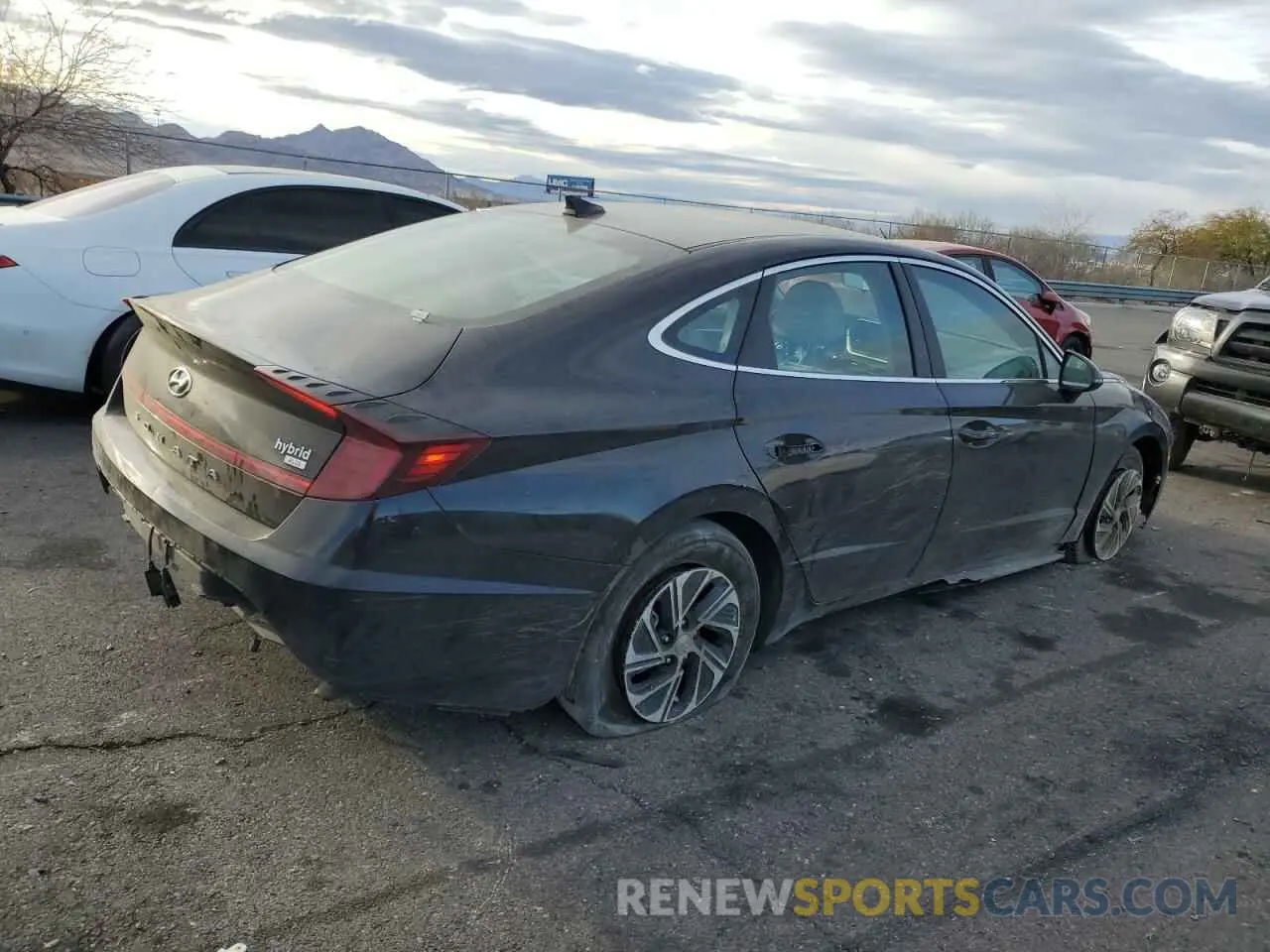 3 fotografías del automóvil dañado KMHL24JJXPA075374 HYUNDAI SONATA 2023