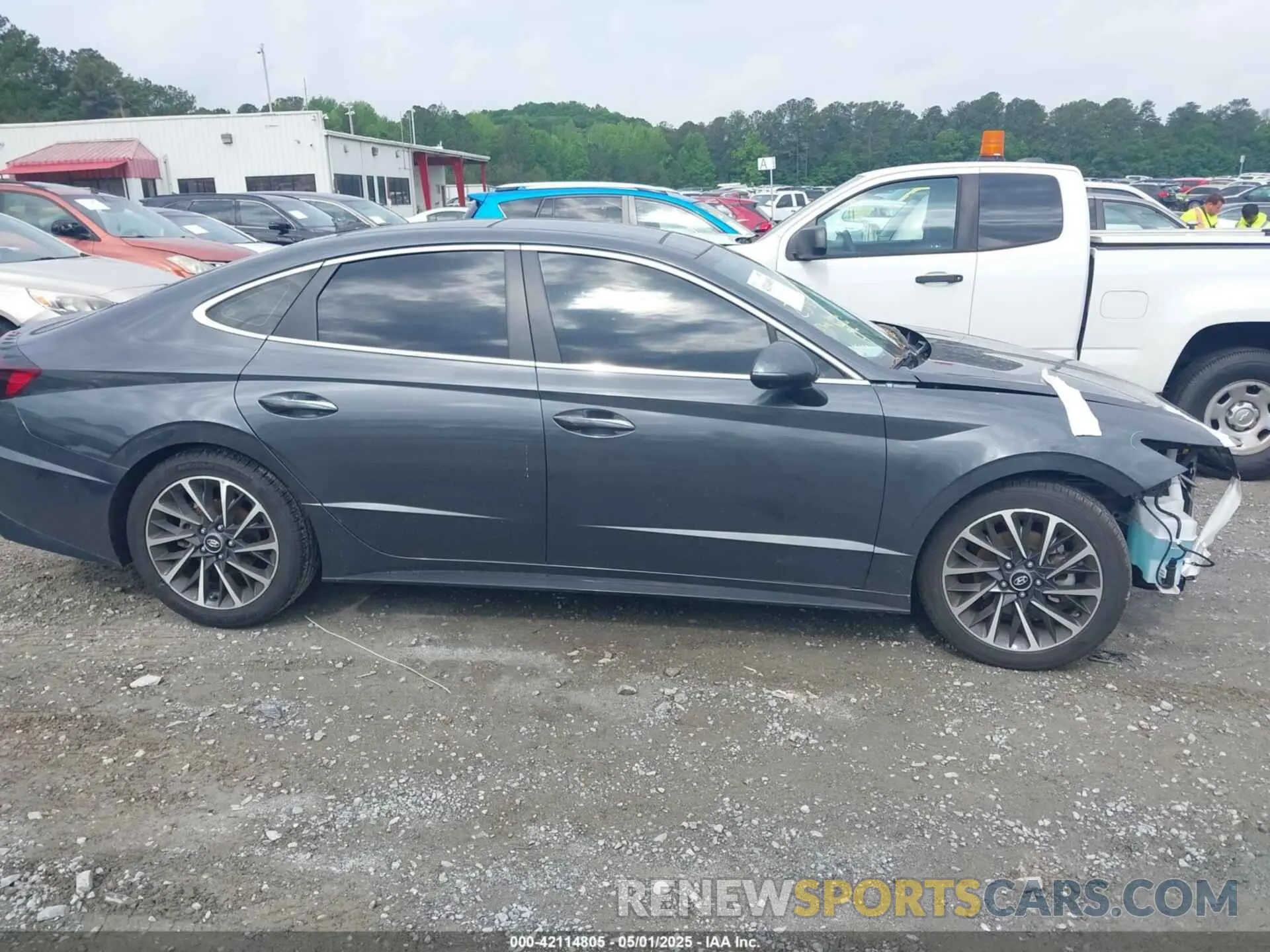 13 fotografías del automóvil dañado KMHL34J20PA331348 HYUNDAI SONATA 2023