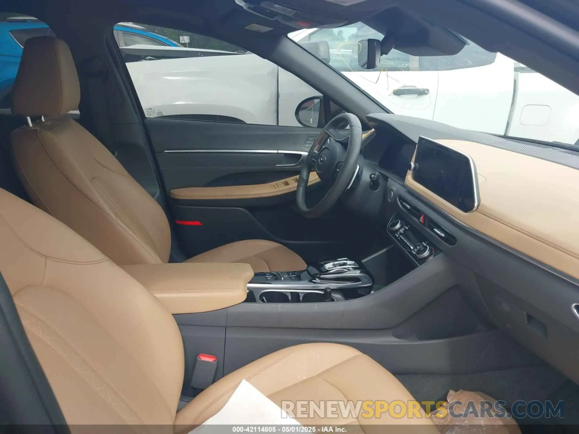 5 fotografías del automóvil dañado KMHL34J20PA331348 HYUNDAI SONATA 2023