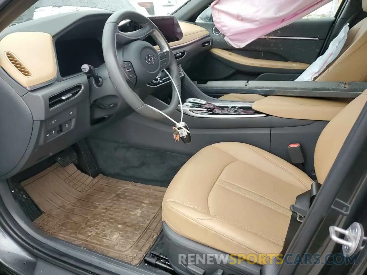 7 fotografías del automóvil dañado KMHL34J21PA330421 HYUNDAI SONATA 2023